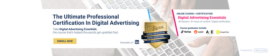 Online Certification: Digital Advertising Essentials