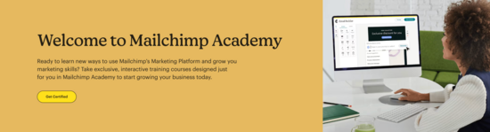Click here to go to the Mailchimp Foundations Certification