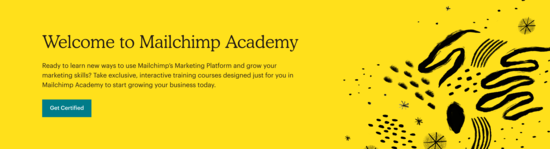 Click here to go to the Mailchimp Foundations Certification