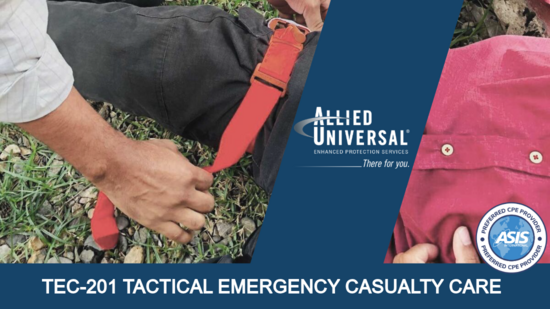 TACTICAL EMERGENCY CASUALTY CARE (TEC-201) TACTICAL EMERGENCY CASUALTY CARE (TEC-201)