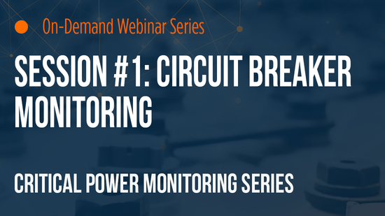 CIRCUIT BREAKER MONITORING  CIRCUIT BREAKER MONITORING