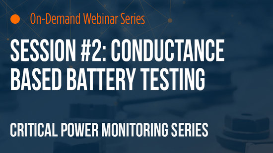 CONDUCTANCE-BASED BATTERY TESTING  CONDUCTANCE-BASED BATTERY TESTING