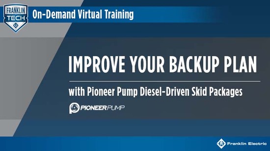 Improve Your Backup Plan with Pioneer Pump® Diesel-Driven Skid Packages