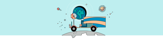 Moon rover with ad