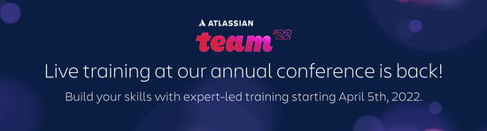 Live training at Atlassian's Team '22 in Las Vegas