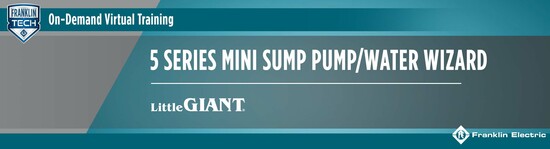5 Series Mini Sump Pump/Water Wizard