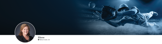 Professional headshot of Dr. Timmerman (Elbow; Walnut Creek, CA) and a photograph of a baseball player representing elbow specialty.