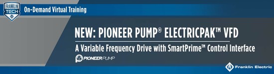NEW: Pioneer Pump® ElectricPAK™ VFD On-Demand Virtual Training