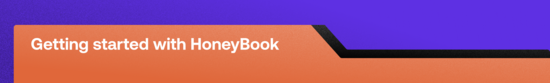 Getting Started with HoneyBook