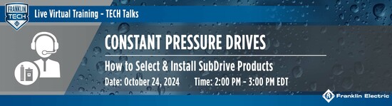 Constant Pressure Drives