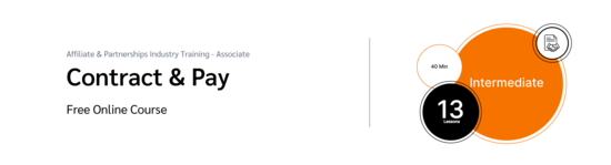 PXA course thumbnail for a free course on affiliate contracts