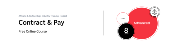 PXA course thumbnail for a free course on advanced methods of affiliate contracting