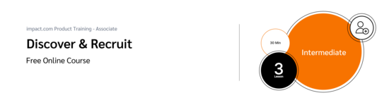 PXA course thumbnail for a free course on finding affiliate partners on the impact.com platform