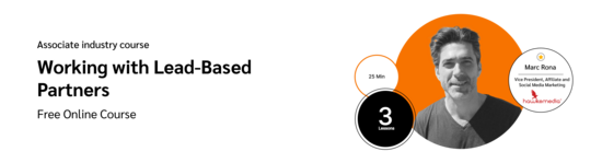 PXA's course thumbnail for a free guide on lead generation partners and ensuring lead quality in pay-per-lead programs