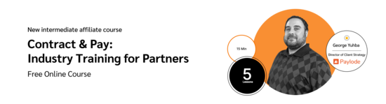 PXA course thumbnail for a free course on identifying program terms, and understanding affiliate commissions