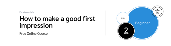 PXA course thumbnail for a free course on brand first impressions and attracting business partners