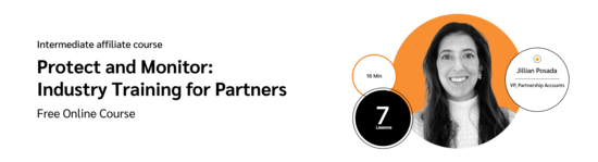 PXA course thumbnail for a free course on protecting media properties from cyber crime and affiliate fraud