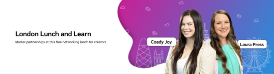 Dine, network, and master creator partnerships at London Lunch and Learn - PXA Live event