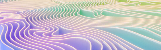 colorful wavy art