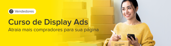 Curso de Display Ads para vendedores. Atraia mais compradores para sua página.