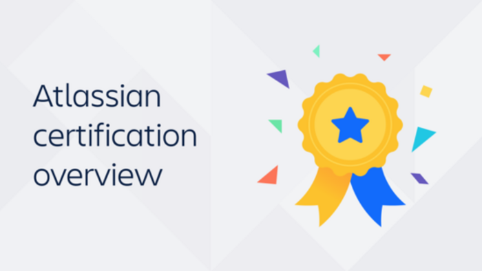 A thumbnail that says, "Atlassian certification overview."